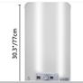 FlowerW Electric Water Heater 80L Temperature Setting Range Water Pressure with Tank Water Heater for Kitchen Bathroom Image 8