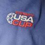 Vintage adidas schwans cup football polo shirt 2003 size large ptp 20" navy in excellent condition Image 7