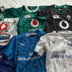 Ireland and Leinster jerseys