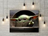 Baby yoda the mandalorian printed Wall picture 3mm foamex board printed picture on it wall board wall decor wall art picture