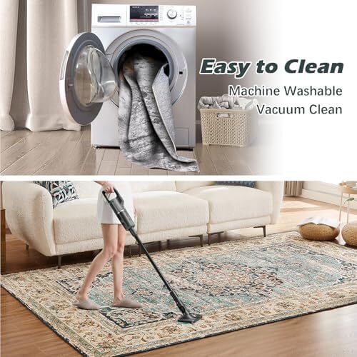 Large Living Room Rug  300X400CM Soft Short Pile Non Slip Carpet