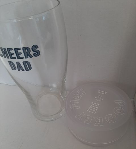 2 new  pint glasses