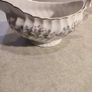 Vintage JB ironstone  Snow White gravy bowl Swirl Edge, Platinum Trim . Image 2