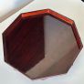 Asian Red Lacquer Wooden Jewellery Box with Mother of Pearl Inlay Image 10
