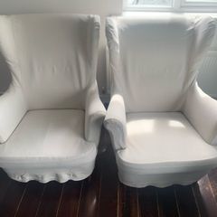 x2 Ikea Strandmon Armchairs