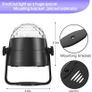 Disco Lights, Gvoo Sound Activated DJ Party Lights Rotating Ball Lights 5W 7 Modes RGB LED Stage Lights with Remote Control for Home Holidays Dance Parties Birthday and Christmas Image 4