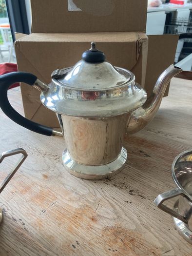 REDUCED! vintage silver plated tea set
