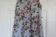 Atmosphere Grey and Floral sleeveless summer dress size 10