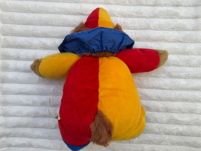 From Playmakers Aminals Bear Dress Up Clown Plush Soft approx. 30 cm. Used Please see photos