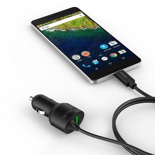 Tronsmart CCTA USB Type-C/Micro USB QC 3.0 Quick Car Charger 3.0 Certified 33W (Brand New/Warranty)
