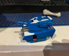 LJN Toys 1984 Big Blaster Switch Force Bots Switch Megabot Blue Tank