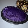 SALE!  Vintage Egg Shaped Black Lacquer Floral PAPIER MACHE Trinket Boxes, Set of 2 Image 7
