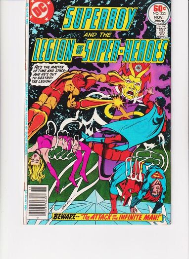 Superboy #233 The Infinite Man Who Conquered The Legion! 1977 Dc Bronze Age Comic