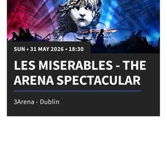 Les Mis the spectacular tour