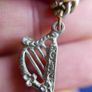 Vintage Catholic Religious Charm Bracelet length 7" Image 9