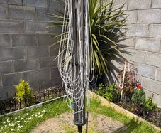 umbrella clothesline