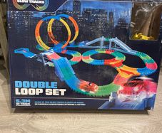 Glow racing tracks