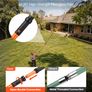 Manual Pole Saw, 2.2-8.2 m Extendable Tree Pruner, Sharp Steel Blade and Scissors High Branches Trimming, Branch Trimmer with Lightweight 2.4 m Fiberglass Handles, for Pruning Palms and Shrubs Image 5