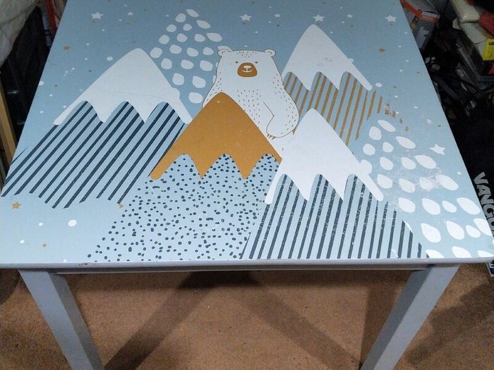 very sturdy kids table & chair set