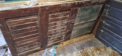 Teak doors