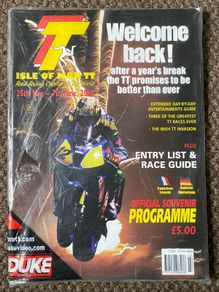Very Rare 2002 Isle of Man TT Programme - Motorcycle Racing