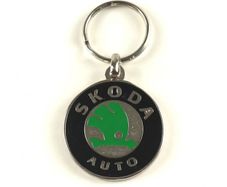 Metal Car Logo Keychain Keyrings For Skoda Octavia A5 A7 Rapid Yeti Fabia Superb Kodiaq Auto Key Chain Rings Car Accessories