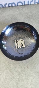 Signed Vichy Sterling Copper Wall Plate Vichy 925 Peruvian Aztec Design