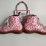 Dr Martens 101 5 eye pink daisy B175 boots UK 5 EU 38 US 7 Image 8