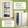 Multi purpose storage cabinet (White) - FREE DELIVERY Image 2