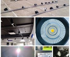 Prelux Nico Led Track Lights Job Lot Clearance - 55 Lights With 25 Rails