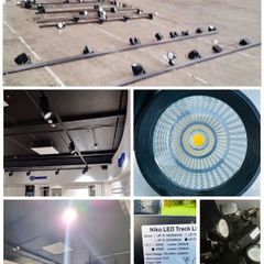 Prelux Nico Led Track Lights Job Lot Clearance - 55 Lights With 25 Rails