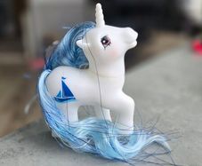 2019 HQG1C Marina Glow in the Dark Custom Ponies like MLP G1 My Little Pony