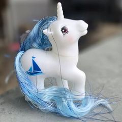 2019 HQG1C Marina Glow in the Dark Custom Ponies like MLP G1 My Little Pony