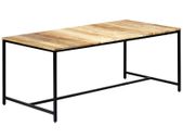 Dining Table 180x90x75 cm Solid Rough Mango Wood
