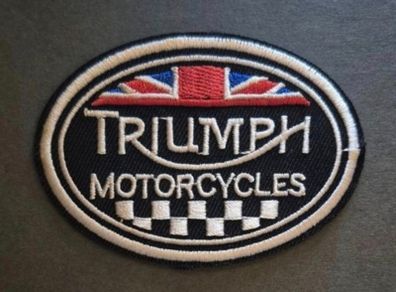 Triumph motorcycles, cloth patch.