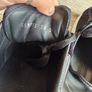 Black velvet oversized Alexander McQueens Image 4