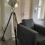 Stylish Armchair and Tripod lamp set Image 2