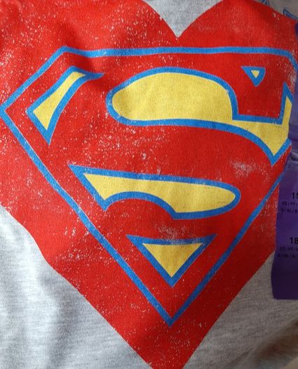 New superman Adult tee shirt tag attached