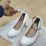 Women Chunky Heeled wedding shoes Image 2