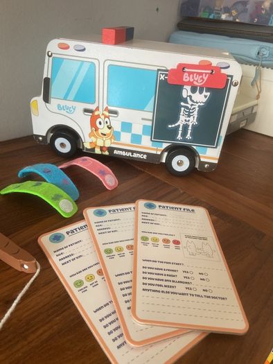 Bluey's wooden Doctor Vehicle