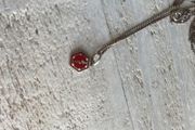 Vintage Italian 925 Silver Enamel Snake Necklace