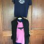Three T-shirts and Black Padded Waistcoat Image 4