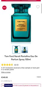 TOM FORD Neroli Portofino 100ml niche parfum