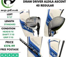 Cleveland Launcher XL 2 Draw Driver / 9-12 Degree / Aldila Ascent 40 Regular