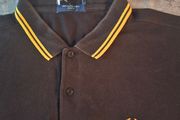Fred Perry Polo - Black/Yellow L