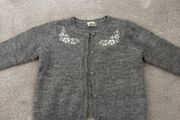 Grey Baby cardigan size 4-6 m