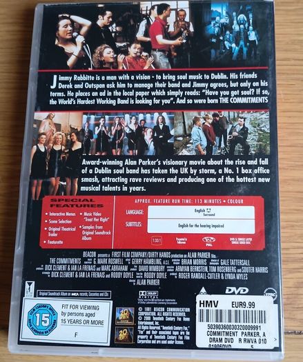 The Commitments Dvd