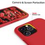 Liquid Silicone Case For iPhone 11 Pro Luxury Thin Soft Phone Cover New Red - FHT5IP11PLK Image 2