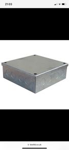New - Galvanised Adaptable Knock Out Box - pack of 5