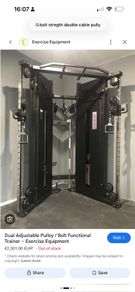 Double cable pulley system bolt strength